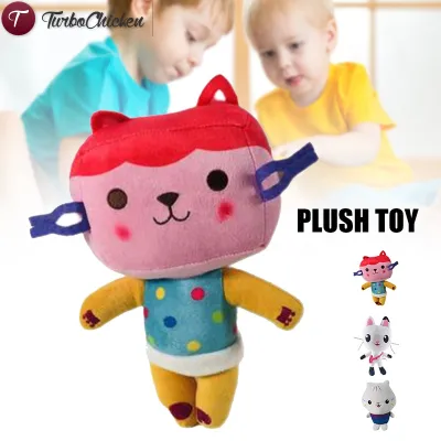 Plush Toy Gabbys Dollhouse Stuffed Doll Soft Throw Pillow Decorations Children Kids Birthday Present Gifts 25cm