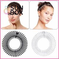 SUN BOX หวีพลาสติก Rhinestone กิ๊บติดผม พับ สำหรับว่ายน้ำ สำหรับแต่งหน้าอาบน้ำ ที่คาดผมแบบยางยืด อุปกรณ์ผม