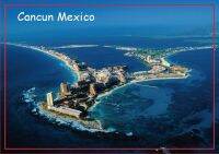 Memorabilia แม่เหล็ก Punta Cancun, Quintana Roo, เม็กซิโก Travel ตู้เย็นแม่เหล็ก 20538 สี่เหลี่ยมผืนผ้า 78*54*3 มม.-GEIWH MALL