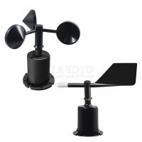 3 Cup Wind Speed Direction Sensor Weather Station Outdoor Polycarbon 30m/s Anemometer Sensor Output RS485 4-20MA 0-5V 0-10V Power Points  Switches Sav