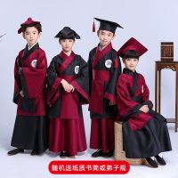 [COD] The new childrens Hanfu book bachelors performance costume ancient students recitation class graduation doctoral