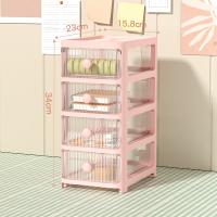 【jw】▩  Transparent sundries storage box desktop drawer student dormitory cosmetic finishing