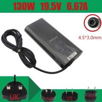 4.5X3.0mm ปลายอะแดปเตอร์แปลงไฟ AC 19.5V 6.67A 130W สำหรับ Dell XPS 15 9530 9550 9560 9570 Charger Laptop