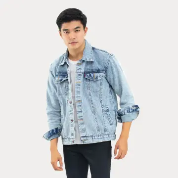 Jaket jeans off on sale white