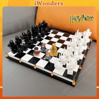 บล็อกตัวต่อ รูปหมากรุก Harry Hogwarts Wizards MOC ของเล่นสําหรับเด็ก