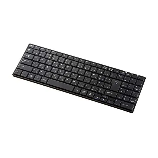 Sanwa Direct Bluetooth Keyboard Flat-Cooked Rechargeable Quiet ...