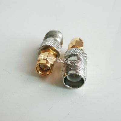 1Pcs RP TNC female RPTNC Jack to SMA male Plug RF coaxial connector adapter F/M Electrical Connectors