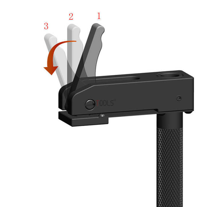 งานไม้-fast-hold-down-bench-dog-clamp-เดสก์ท็อป-quick-acting-hold-down-clamp-ปรับได้-fast-คลิปคงที่สำหรับ1920มม-dog-hole