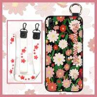 Shockproof Fashion Design Phone Case For Huawei Enjoy 9/Y7 Pro 2019 Soft Case Durable painting flowers Waterproof ring