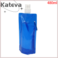 [Kateva] COD 480ml แบบพกพา Ultralight foldable Water BAG ขวดน้ำขวดนุ่ม