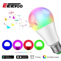 【In-Stock】 Ingco mall EeeToo หลอดไฟอัจฉริยะ15W,E27หลอดไฟอัจฉริยะไฟ LED บลูทูธ RGB/B22ไฟ LED อัจฉริยะควบคุมโทรศัพท์ Lampu Penerangan Rumah ได้