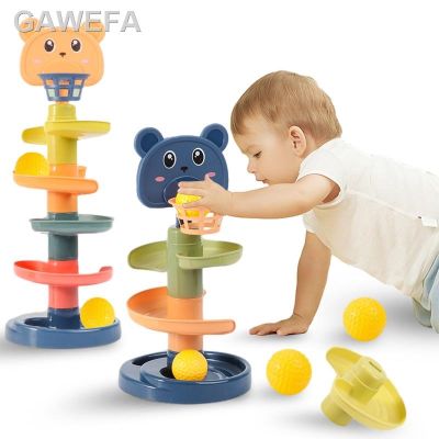 ◆ ◄ Mainan Bola Jatuh Edukasi untuk Anak-Anak Bola Putar Menara Bola Jalan untuk Balita Mainan Bayi Montessori Mainperimanik Sensuk 1-4Y