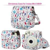 เคสสำหรับ Fujifilm Instax Mini 9/8ฟิล์มสำเร็จรูปกล้องป้องกันปกหนัง PU กระเป๋าพร้อมกระเป๋ากล้อง Tali Bahu