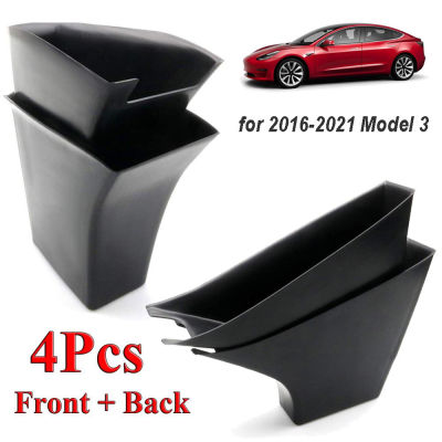 2021Car Accessories for Tesla Model 3 2016-2021 Auto Door Side Armrest Box Storage Handle Tray Organizer Container Hidden Holder Box