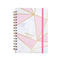 A5 2022 Calendar Journal Stationery Expandable Inner Pocket Monthly Tabs Diary Notebook School Office Notepad Weekly Planner