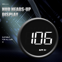 [ส่งฟรี] เครื่องวัดความเร็วรถยนต์แบบติด OBD2 HUD,เครื่องวัดความเร็วบนรถออโต้หน้าจออุณหภูมิน้ำสัญญาณเตือนความเมื่อยล้าจากการขับรถอุปกรณ์ที่ใช้ฉายภาพหน้าจอกว้างความเร็วสูงเกินไป