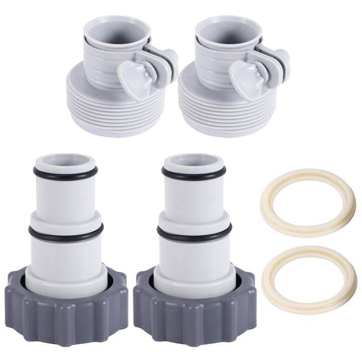 Replacement Hose Drain Plug Connector Adapter a W/Collar&B Kit Pool