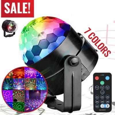 Party Lights with Remote Control Dj Lighting RBG Disco Ball Strobe Lamp Stage Par Light for Parties Club  ไฟเวที ดิสโก้ผับ งานปาร์ตี้ โคมไฟพร้อมรีโมทคอนโทรล ไฟดิสโก้เทค