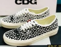 รองเท้าVans CDG OG SIZE.37-44 รองเท้าผ้าใบสีดำ รองเท้าใส่เที่ยว รองเท้าแฟชั่น รองเท้าผู้ชายหญิง ทรงสวย สีสันโดดเด่น G25A025