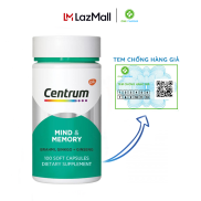 Viên Bổ Não Centrum Mind & Memory 100 Viên