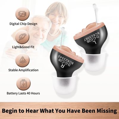 ZZOOI Digital Hearing Aids Mini Adjustable Sound Amplifier Anciano aparelho auditivo For Deaf Invisible Hearing Aid Wireless First Aid