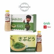 Rong nho Sabudo tách nước và rong nho tách nước Umibudo nở ra rong nho