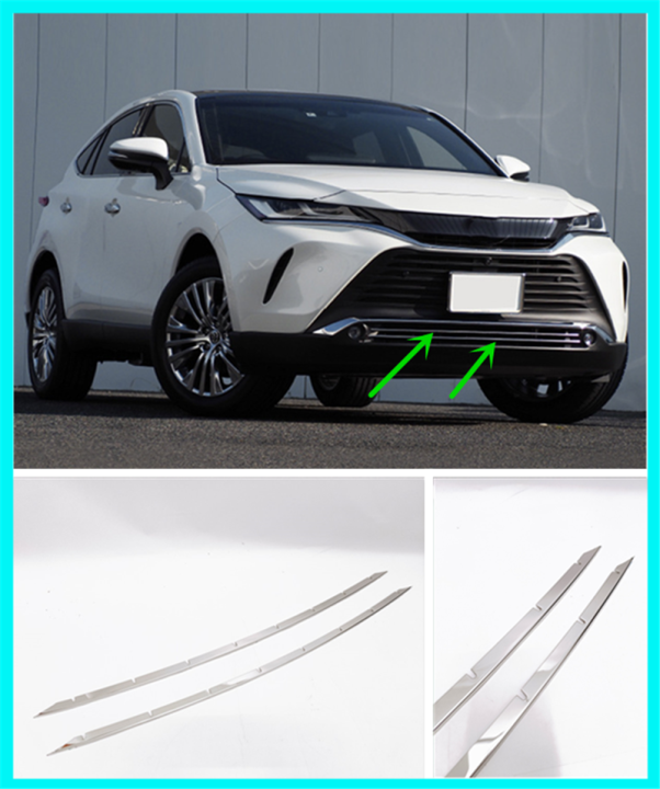 TOYOTA HARRIER XU80 2021 Front Bumper Grille Chrome Garnish Trim