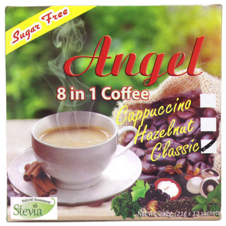 12 Sachets Angel Coffee Instant Coffee Powder Healthy 8in1 Kapeng