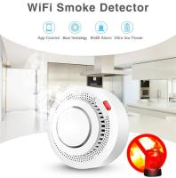 Tuya Zigbee WiFi Smoke Detector Sensor 80db  Alarm Fire Smart Smoke Detector Fire Smart Life App Control Remote Security Alarm Household Security Syst