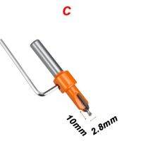 เครื่องมือที่ลบเหลี่ยมมุมงานไม้ Hss Countersink Drill แบบสกรูหัวกลมหัวว่านเจาะเจาะรูไม้สำหรับงานพลาสติกไม้