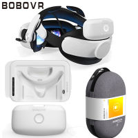 【ถึงใน 3 วัน】BOBOVR M2 Pro Plus Battery Strap สายรัดศีรษะพร้อมเปลี่ยนแบตเตอรี่สำหรับ BOBOVR M1 Pro For Oculus Quest 2 Elite Halo Strap with Battery Pack F2 Air Fan Interface No Fog C2 Carrying Case