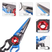 Luya Pliers Fishing Pliers Salt Water Resistant Rust Resistant Fishing Gear Titanium Alloy Pliers Head Fishing Gear