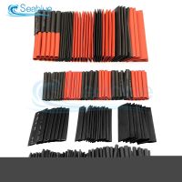 127 Pcs Heat Shrink Sleeving Tube Tube Assortment Kit Electrical Connection Electrical Wire Wrap Cable Waterproof Shrinkage 2:1