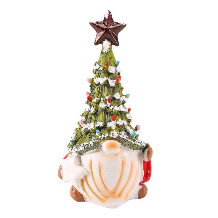 dwarf-christmas-tree-desktop-christmas-tree-lights-for-desktop-classic-series-resin-christmas-decorations