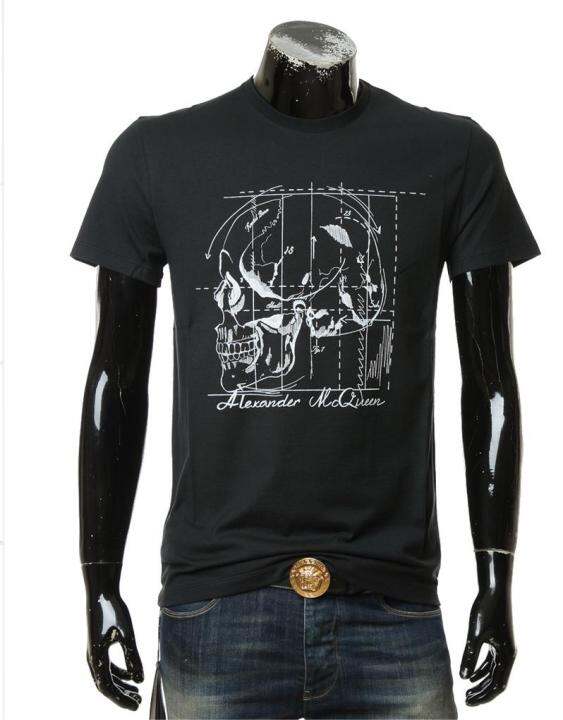 Alexander mcqueen short deals sleeve shirt