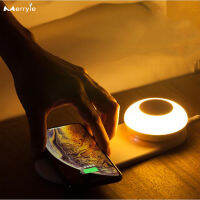 10W Magnetic Wireless Charger for Xiaomi Android Smartphone LED Recharge Night Light 3 Color Bedroomm Wall Lamp