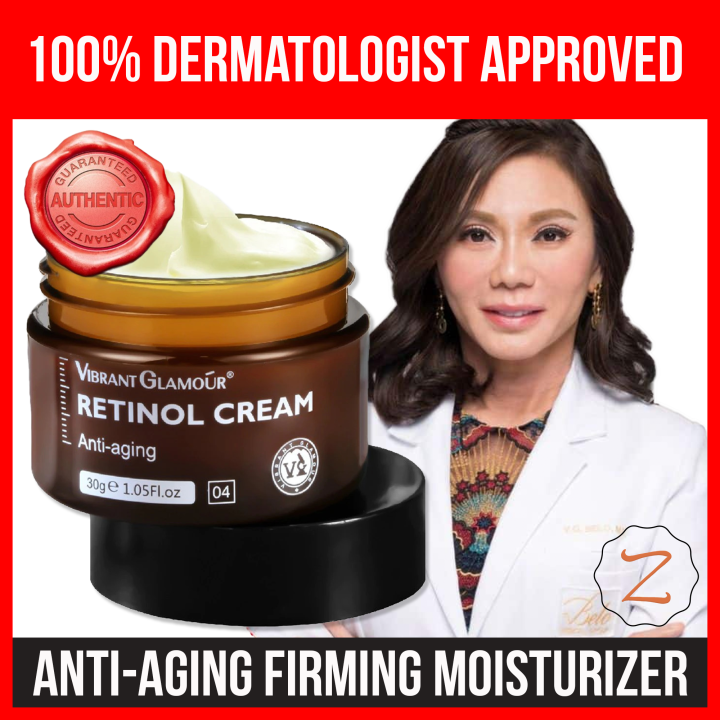 100 AUTHENTIC Original Natural Retinol Cream 30g Scannable QR Code