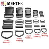 【cw】 5Sets 20 50mm Plastic Side Release Buckle Tri Glide D Adjustable Webbing Clasp Collar Sewing Accessory