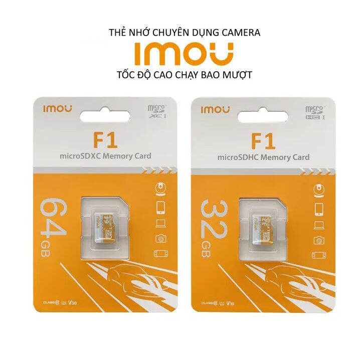 Thẻ Nhớ IMOU 32GB/64GB F1 Micro SD Tốc Độ Cao , Bảo hành 5 năm - Hàng chính  hãng | Lazada.vn