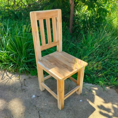 เก้าอี้พนักพิง เก้าอี้ไม้สักทองพร้อมใช้งาน ประกอบสำเร็จ เก้าอี้นั่งพิง พนักพิงสูง เก้าอี้นั่งกินข้าว เก้าอี (งานดิบ)🍀รับประกันสินค้า🍀