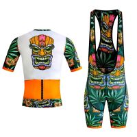 ☋ﺴ♞ Summer Men’s Jersey Set Clothing Bike Clothes Cycling Clothing Breathable Short Sleeve Suit 9D GEL