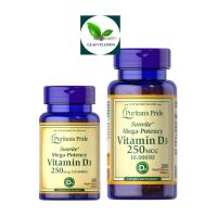 NEW Puritans Pride Vitamin D3 250 mcg (10000 IU) / 100 200 Softgels