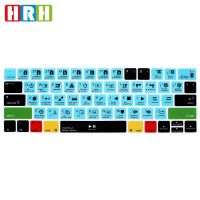 HRH DaVinci Resolve Hotkey Function Shortcut Silicone Keyboard Cover for Macbook Pro 13"15"Touch Bar A1706/A1707/A1989/A2159 Keyboard Accessories