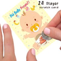 【hot】∏○ Baby Shower Revealing Game Scratch Cards Decoration Supply