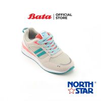 Bata บาจา ยี่ห้อ North Star รองเท้าผ้าใบแบบผูกเชือก สนีกเกอร์ สำหรับผู้ชาย รุ่น HUGO สีเทา 5392178