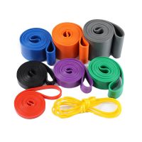 Training Resistance Bands Elastic Rubber Exercise Pull Up Band Bodybuilding Strengthen Pilates Fitness Strap Gym Workout Train Exercise Bands