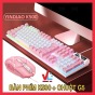 COMBO Bàn phím giả cơ YINDIAO K500 + Chuột G5 đa dạng màu sắc kèm theo đèn led 7 màu xuyên phím dành cho game thủ - VL thumbnail