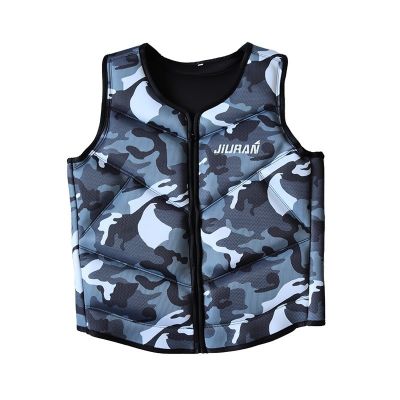 Adult Life Jacket Printed Camouflage Swimming Vest Swimming Fishing Life Jacket Portable Water Sports Kayak Swimming Life Jacket  Life Jackets