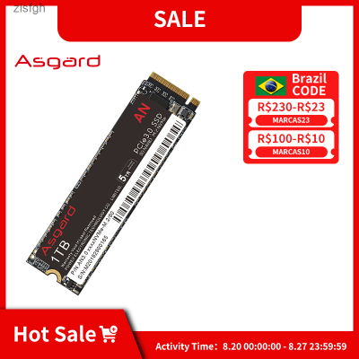 Asgard M2 SSD M.2 512Gb PCIe NVME 512GB 1TB 2TB โซลิดสเตทไดรฟ์2280ฮาร์ดดิสก์ภายในสำหรับแล็ปท็อปแคช Zlsfgh