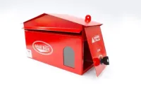 สินค้าใหม่ Mail Box ตู้จดหมาย Hanabishi Lt-02 กล่องจดหมาย ตู้จดหมายสวยๆ ตู้รับจดหมาย สีแดง